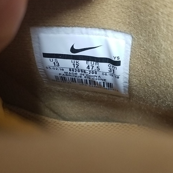 Nike Air Force 1 High 'Flax' 882096 200 Me… - Picture 11 of 12